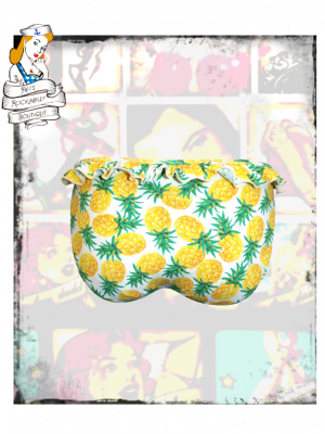 Pineapple frill bikini  bottoms