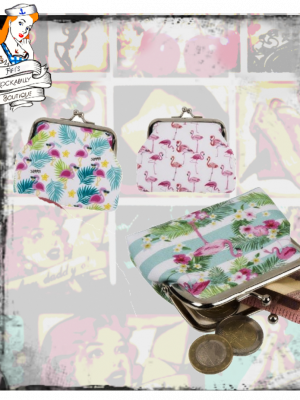Cutesy Flamingo coin purse ( 3 kinds)