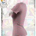 Rockabilly striped scoop neck top ( 2 colours available)