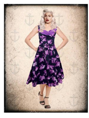 purple tea dress 2