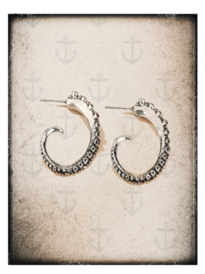 octopus tentacle earrings