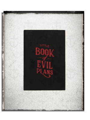Little book of evil plans (velvet)