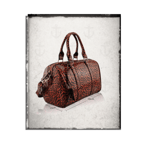 Animal print Rockabilly bowling bag – 3 colours