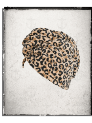 wild leopard print hair drying cap