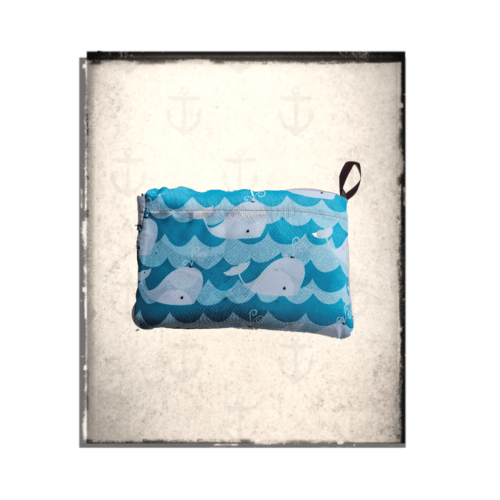nautical printed beach/ shopper bag
