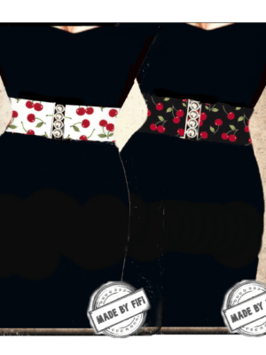 Fifi's Cherry Rockabilly belts ( 4 styles)