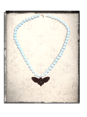 clarice moth necklace